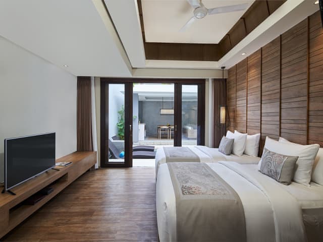 Havuzlu 2 yatak odalı Villa