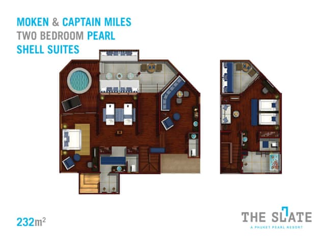 2-bedroom Pearl Shell Suite