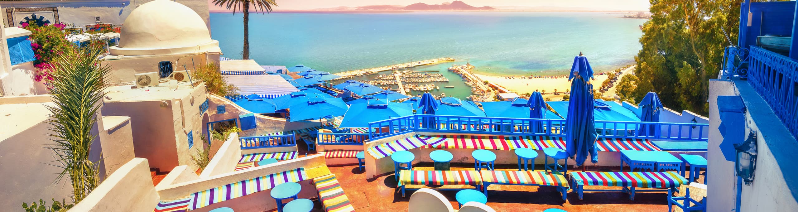 Sidi Bou Said السياحة المناسبة للمسلمين