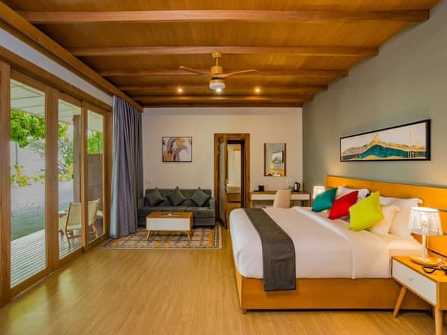 İki Yatak Odalı Aile Plaj Villası