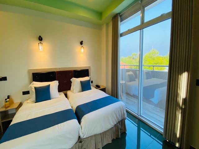 Delüks Çift/İki Yataklı Oda (Şehir manzaralı)