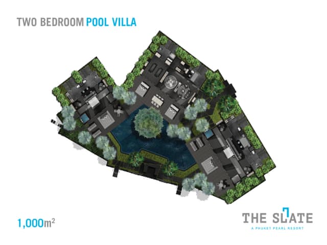 Havuzlu 2 yatak odalı Villa