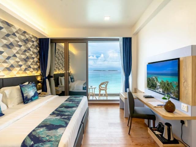 Premium Double Room with Balcony and Seaview