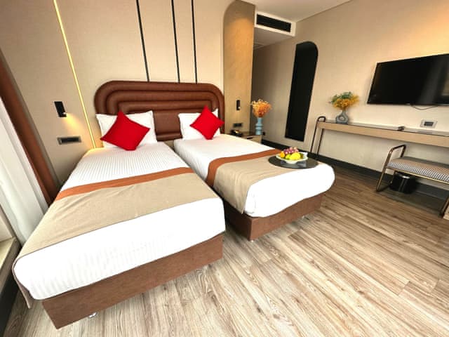 Delüks Çift/İki Yataklı Oda (Balkonlu)