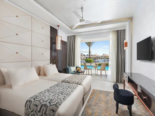 Pool view with relaxing pool