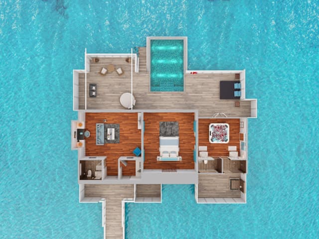 Over Water Suite with Private Pool
