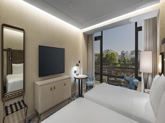 TWO DOUBLE BEDS DELUXE ROOM - CITY VIEW