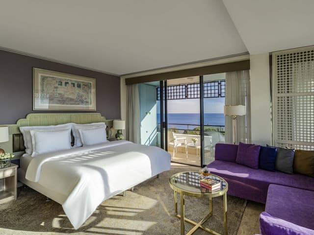 Deluxe Terrace Suite, Sea View, King Bed, Two Sofas