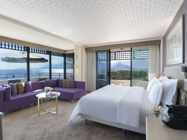 Deluxe Terrace Suite, Sea View, King Bed, Two Sofas