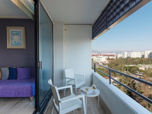 Comfort Room, 1 Double Bed with Sofa bed, City View