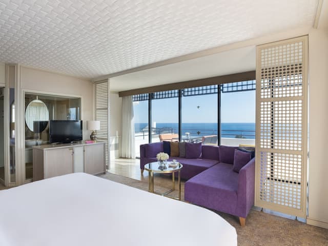Deluxe Terrace Suite, Sea View, King Bed, Two Sofas