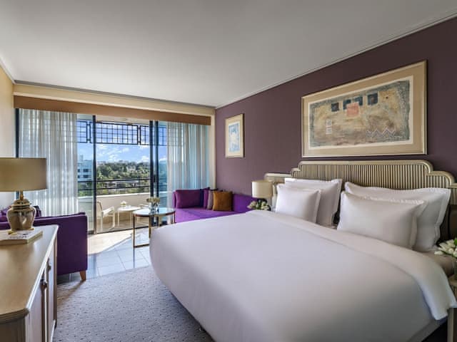 Comfort Room, 1 Double Bed with Sofa bed, City View