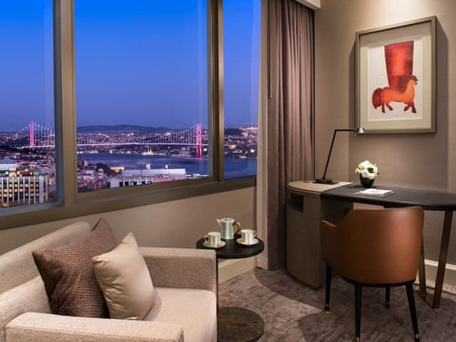 Room, 2 Twin Beds, Smoking, Partial Sea View