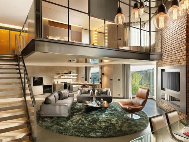 Signature Loft, 1 Double Bed, Corner with executive lounge access