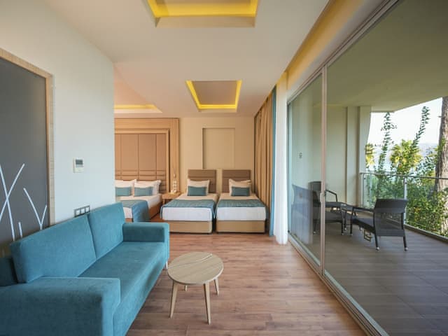 Grand Quadruple Room, 1 Bedroom, Sea View