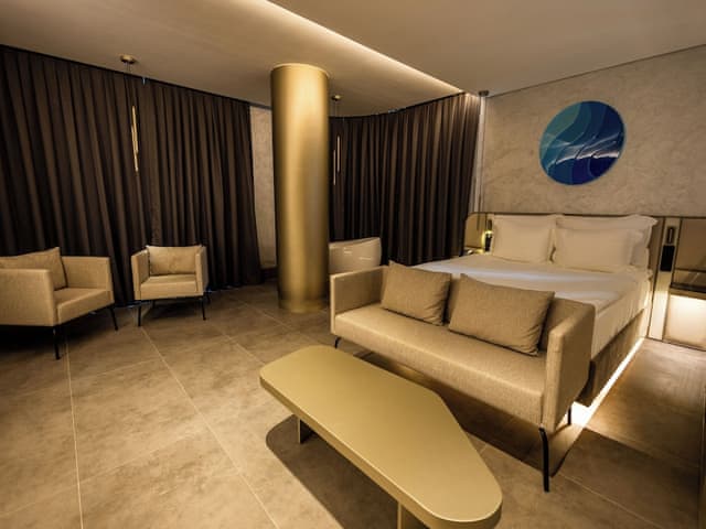 Honeymoon Room, 1 King Bed, Partial Sea View