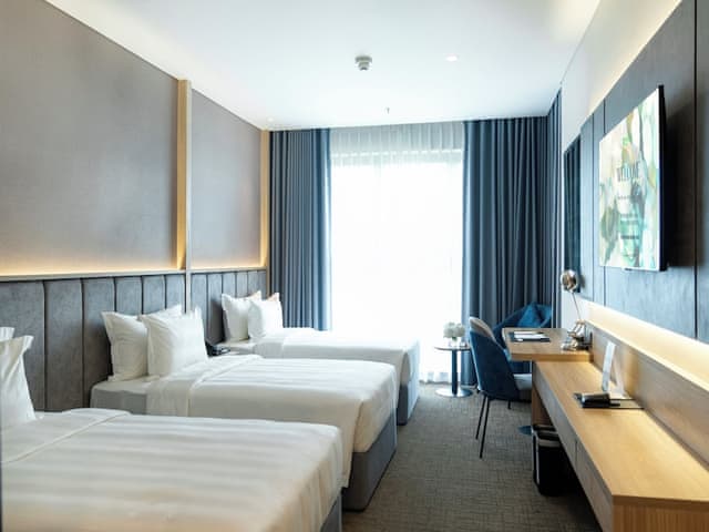 Superior Room, 3 Twin Beds, Hill View (Garden)