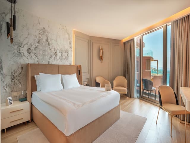 Delüks Çift Kişilik Oda, Balkonlu, Deniz Manzaralı