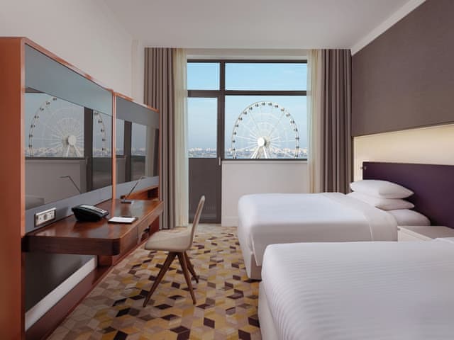 Room, 2 Double Beds, Balcony, Sea View