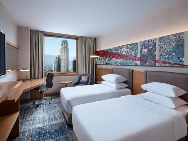 Superior Room, 2 Twin Beds, City View