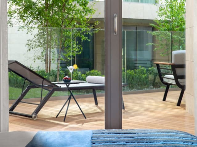 Junior Suite, 1 King Bed, Terrace, Side Sea View