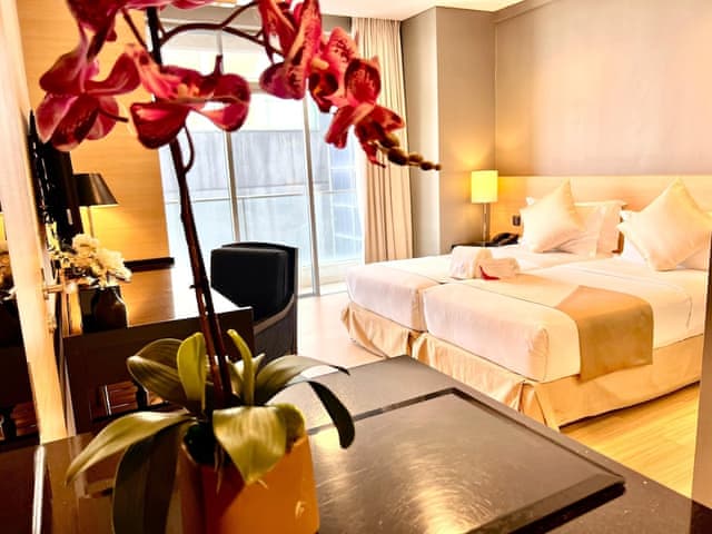 Deluxe Twin Room, 2 Twin Beds, Non Smoking, City View