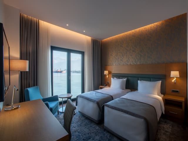 Standard Room, 2 Twin Beds, Sea View