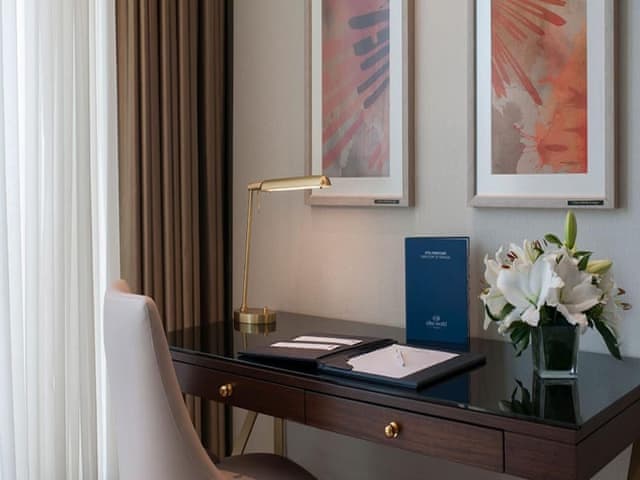 Trendy Room With Queen Size Bed