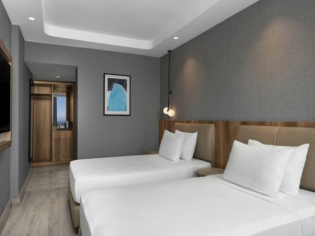 Standard Room, 2 Twin Beds, Sea View
