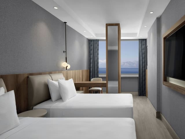 Standard Room, 2 Twin Beds, Sea View