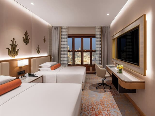 Premium Twin Partial Kaaba View-VIP Lounge Access