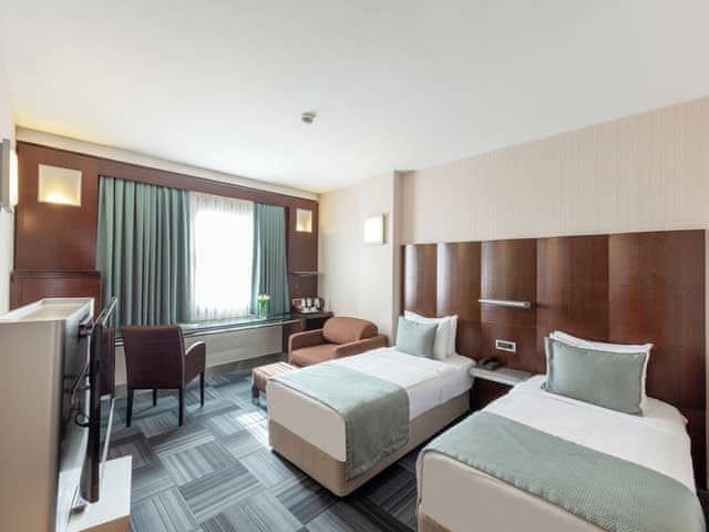 Deluxe Çift Kişilik veya İki Tek Kişilik Yataklı Oda