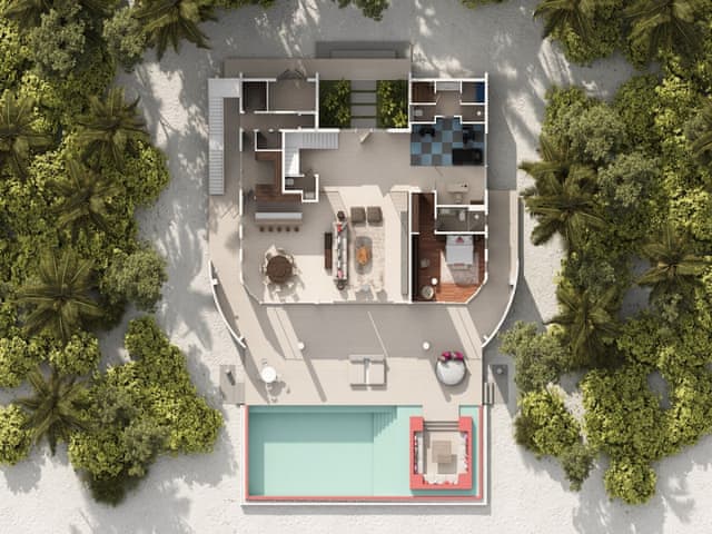 Room, 3 Bedrooms, Private Pool (Olhahali Beach Retreat)