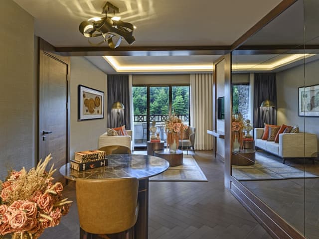 Comfort Suite with King Size Bed, Pond and Forest View