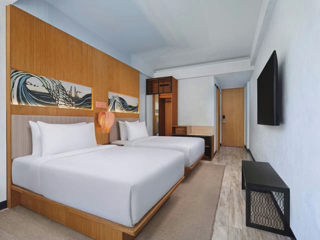 2 Twin/Single Beds, Aloft Room