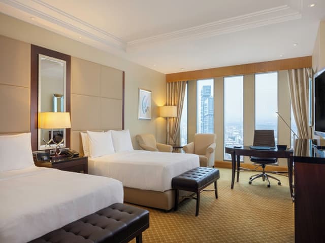 Deluxe Room, 2 Double Beds, City View