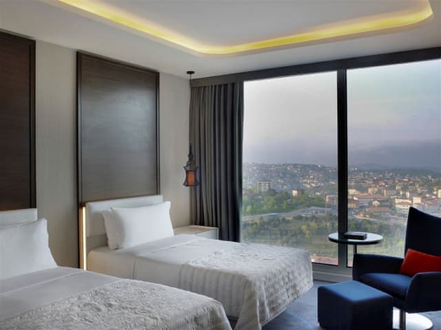 Deluxe Guest Room, 2 Twin, City View