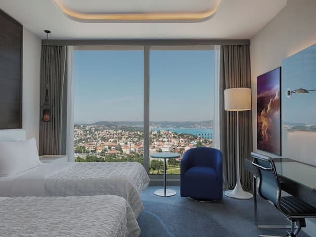 Deluxe Guest room, 2 Twin, Bosphorus view