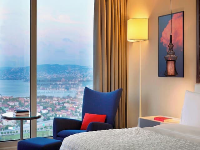 Deluxe Guest room, 2 Twin, Bosphorus view