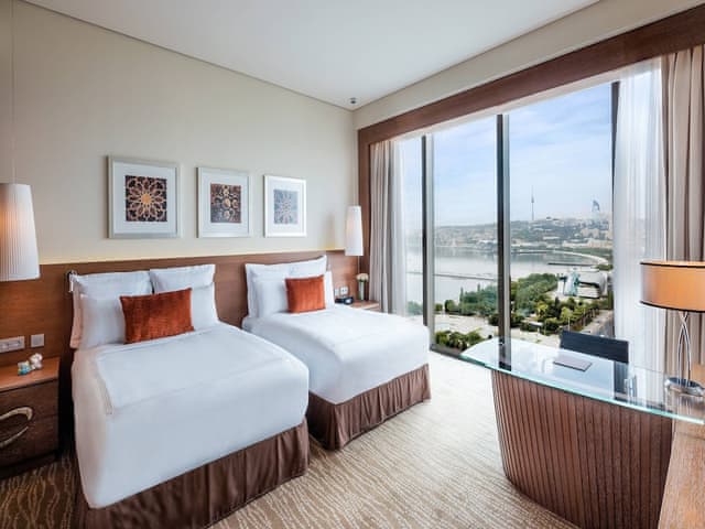 Deluxe Room, 2 Double Beds, Sea View