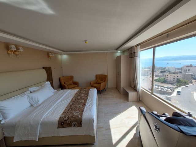Junior Room, 1 King Bed with Sofa bed, Sea View