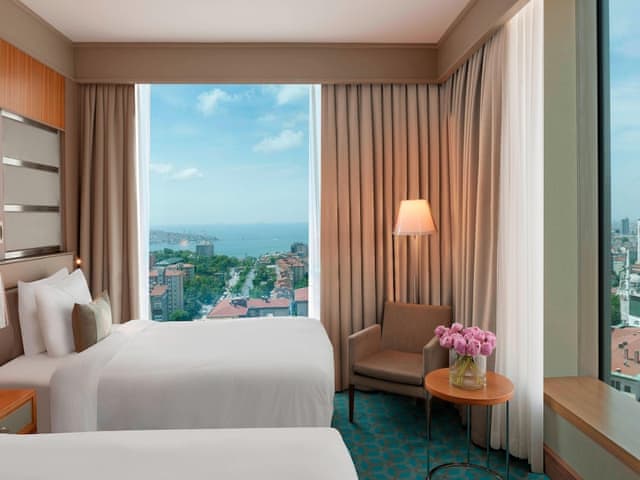 Deluxe Room, 2 Twin Beds, Sea View