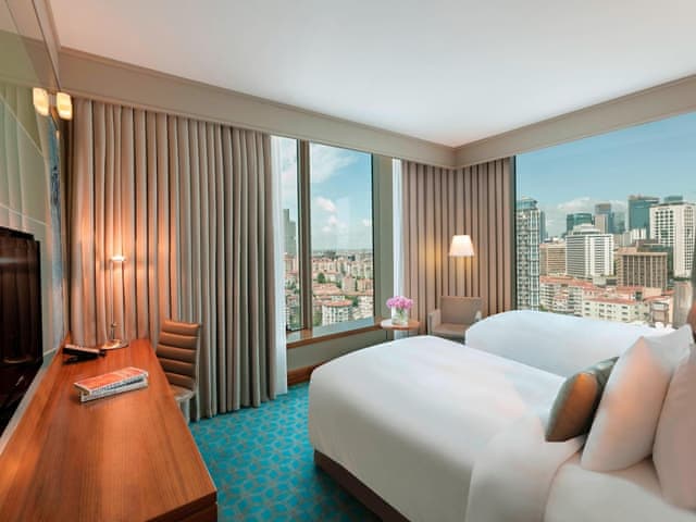 Deluxe Room, 2 Twin Beds, City View