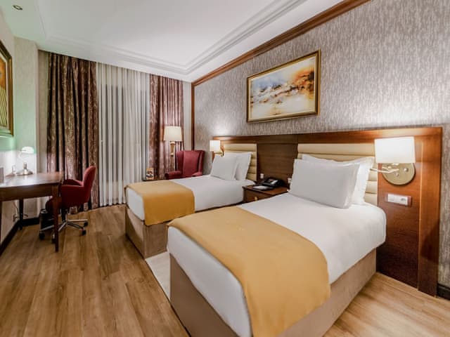 Deluxe Room, 2 Twin Beds, Mountain View