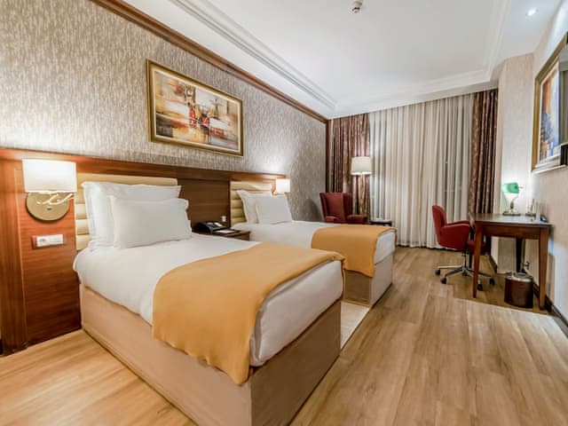 Deluxe Room, 2 Twin Beds, Mountain View