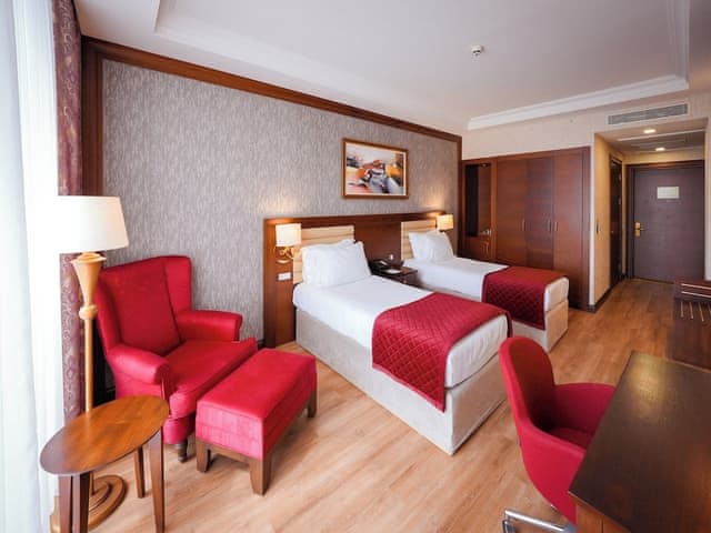 Deluxe Room, 2 Twin Beds, Mountain View