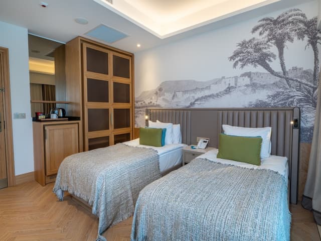 Family Room Pool Access via Stairs