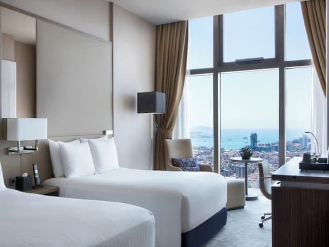 Deluxe Double Room, 2 Twin Beds, Sea View