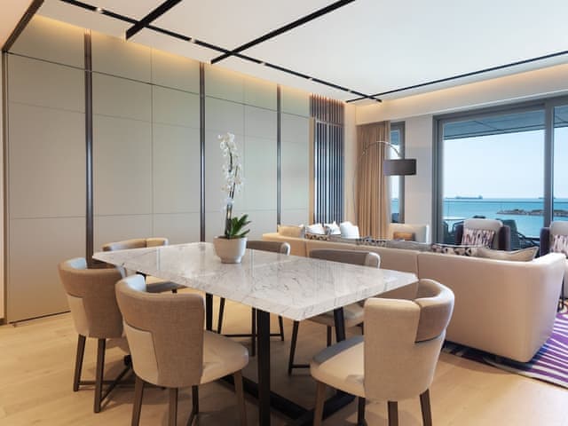 Specialty Two Bedroom Residence, Executive lounge access, 1 King, 1 Queen, Sea view, Balcony