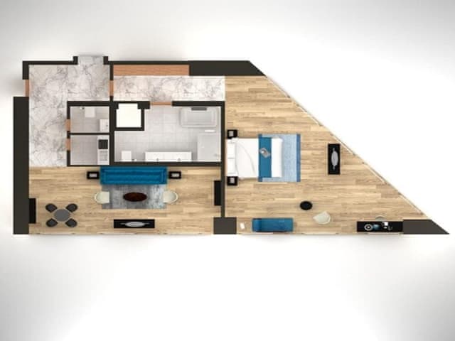 Senior Suite, 1 Bedroom, Kitchenette, Partial Sea View